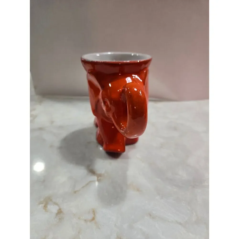 Vintage Republican GOP Elephant Coffee Cup Mug Frankoma 1969 Political Pottery